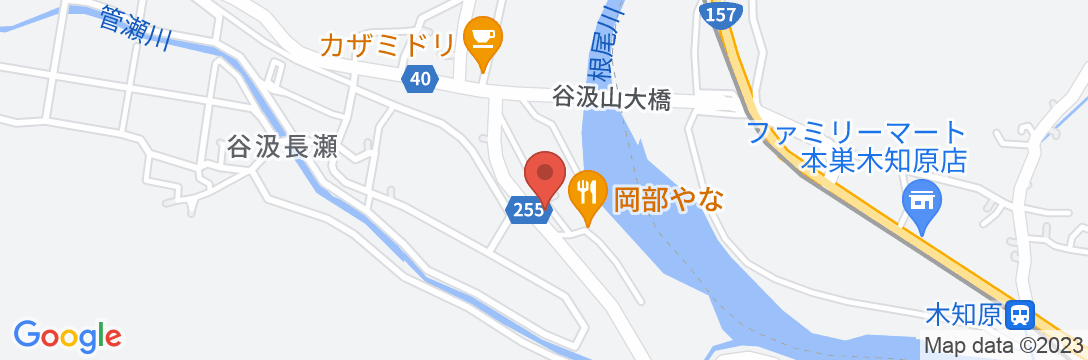 料理旅館 濃秀館の地図