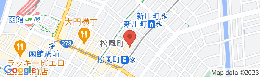 ホテルプロモート函館の地図
