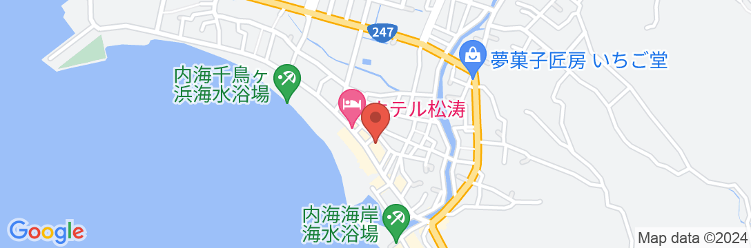 内海温泉 いち豆の地図