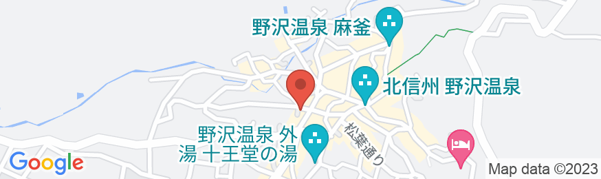 野沢温泉 やすらぎの宿 白樺の地図