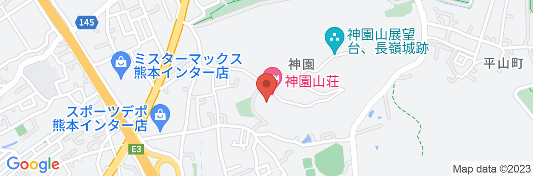 神園山荘の地図