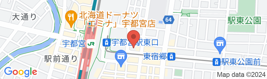 ダイワロイネットホテル宇都宮の地図