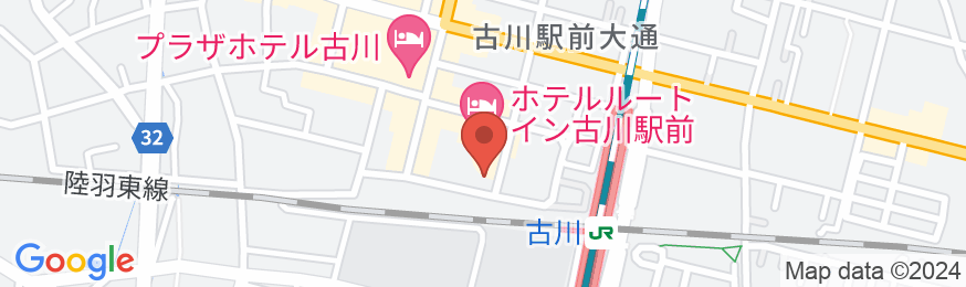 アパホテル〈宮城古川駅前〉の地図