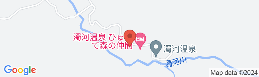 濁河温泉 源泉かけ流しの宿 朝日荘の地図