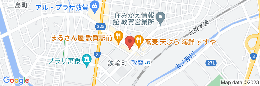 ビジネスホテル スイートピーの地図