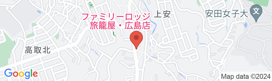 ファミリーロッジ旅籠屋・広島店の地図