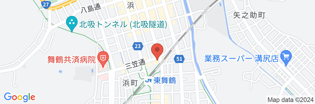 ビジネスホテル ウェーブ舞鶴の地図