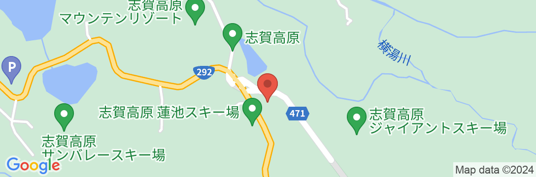 丸池温泉 ホテル五郎兵衛の地図