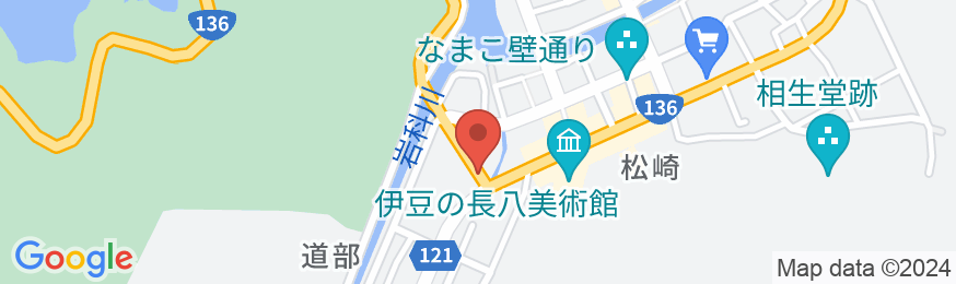 松崎温泉 炉ばた館の地図