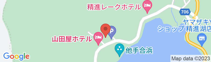 精進湖 富士山眺望の宿 精進マウントホテルの地図