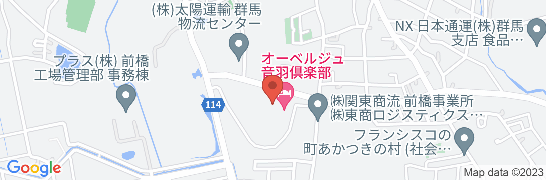 オーベルジュ音羽倶楽部の地図