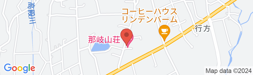 奈義山荘(那岐山荘)の地図