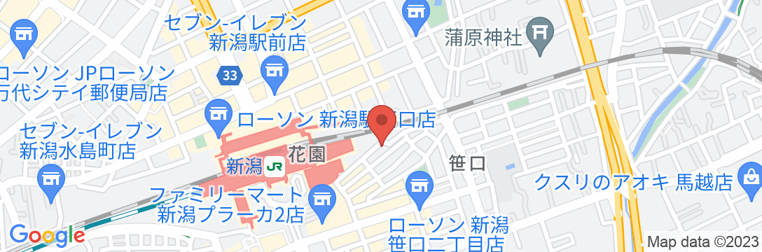 新潟イーストホテルの地図