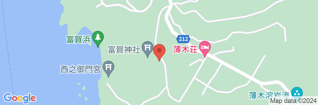 釣宿民宿薄木荘 <三宅島>の地図