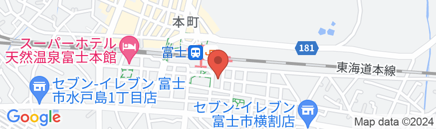 スーパーホテルJR富士駅前禁煙館の地図