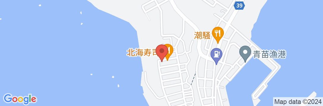 旅館 青葉荘 <奥尻島>の地図