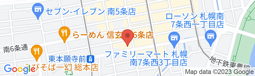 ホテルマイステイズ札幌すすきのの地図