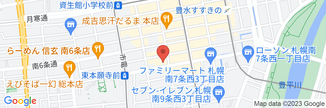 ホテルマイステイズ札幌すすきのの地図