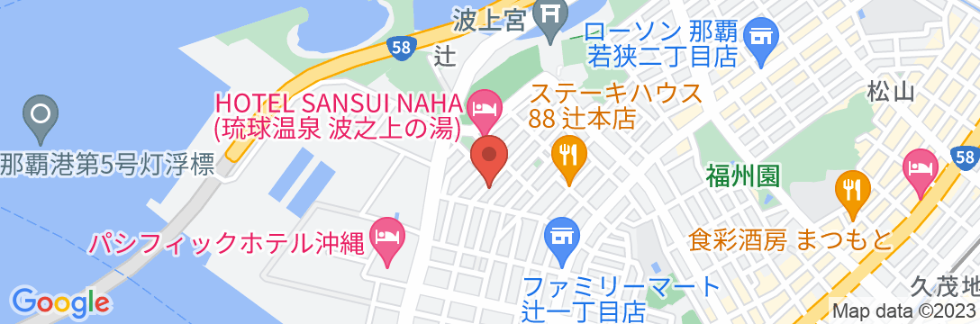 沖縄ホテルコンチネンタルの地図