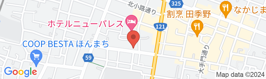 會津つるやホテルの地図