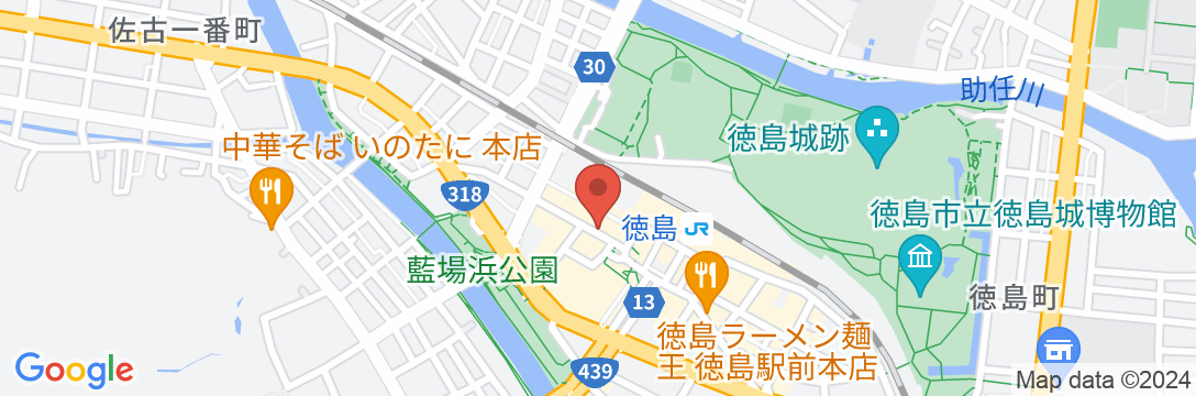 ホテル フォーシーズン徳島の地図