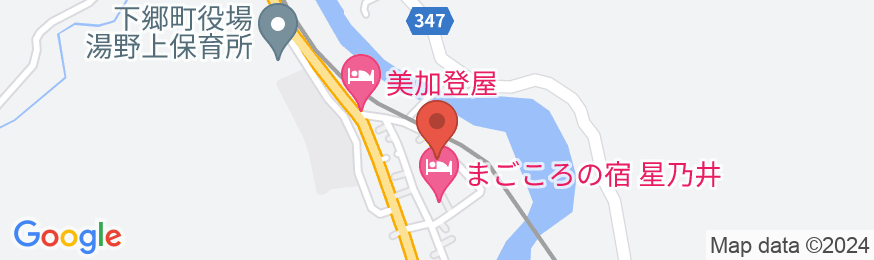 会津湯野上温泉 民宿橋本屋の地図