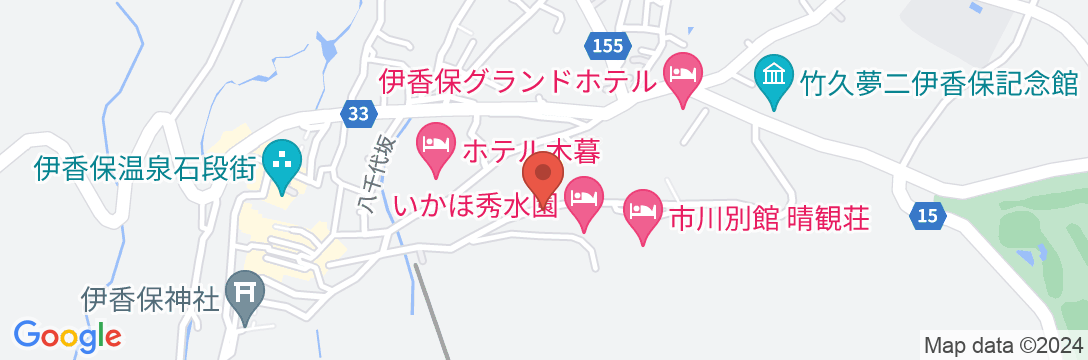 伊香保温泉 山陽ホテルの地図