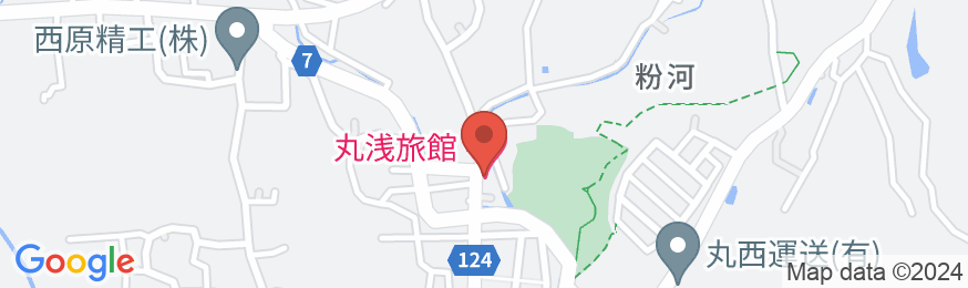丸浅旅館の地図