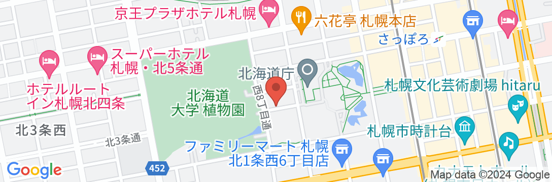 中村屋旅館<北海道>の地図