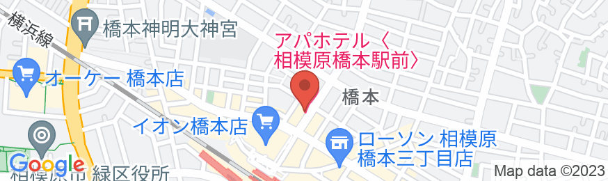 アパホテル〈相模原 橋本駅前〉の地図