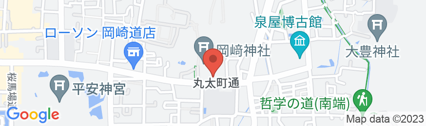 ホテル平安の森京都の地図