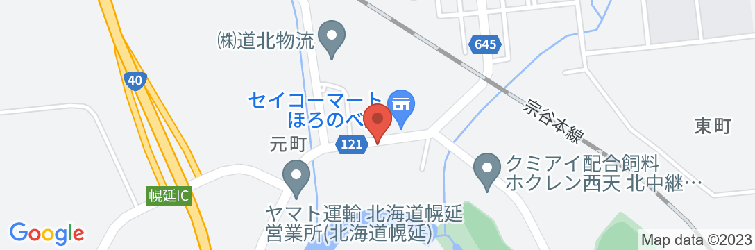 民宿名山荘の地図