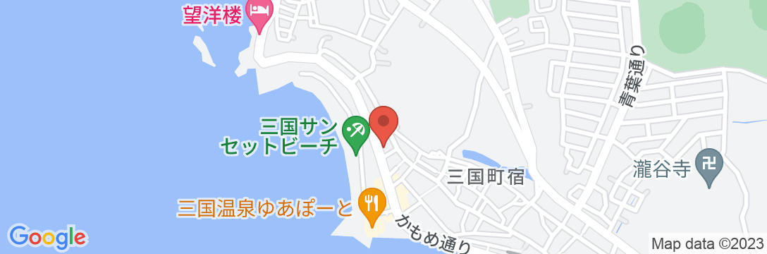 三国温泉 漁師の宿 民宿なかじまの地図