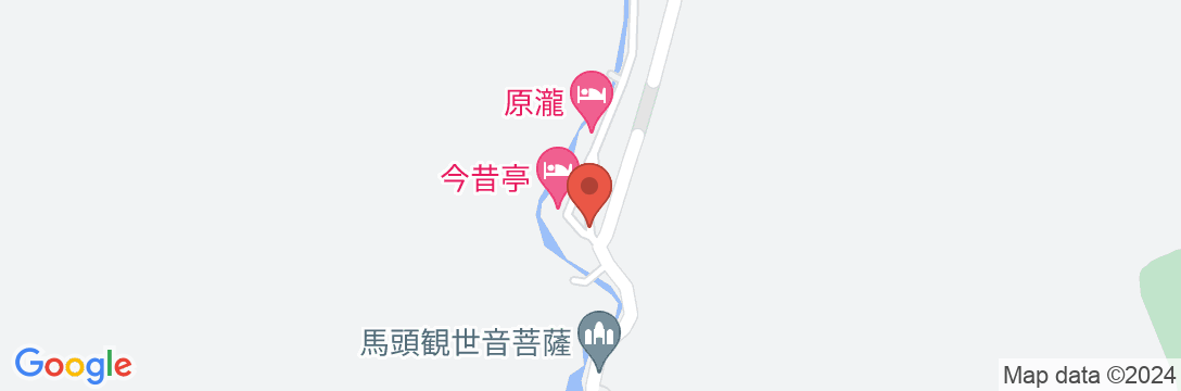 会津東山温泉 ホテル伏見荘の地図