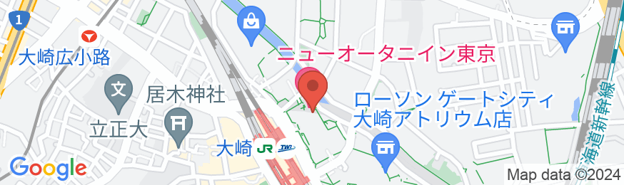 ニューオータニイン東京の地図