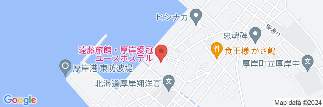 遠藤旅館 <北海道厚岸郡>の地図