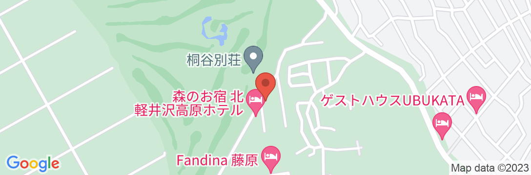 北軽井沢高原ホテルの地図
