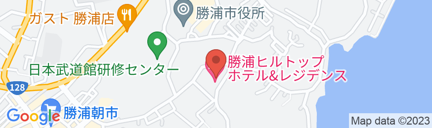 勝浦ヒルトップホテル&レジデンスの地図