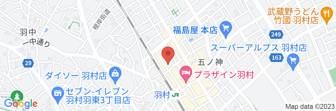 ホテルリブマックスBUDGET東京羽村駅前の地図