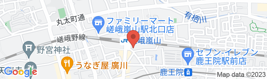 ホテル ビナリオ嵯峨嵐山の地図