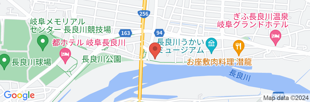 長良川温泉 石金の地図