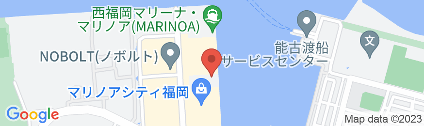 ホテルマリノアリゾート福岡の地図