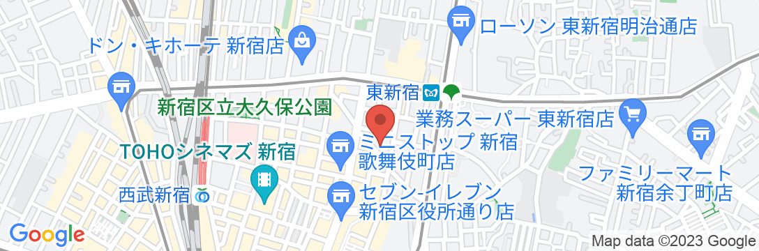 新宿グランベルホテルの地図