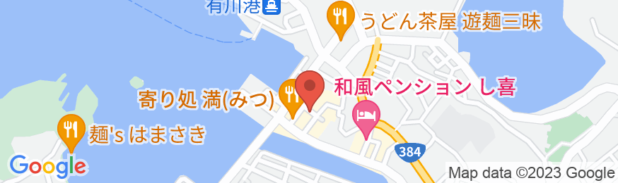 ビジネスホテル カメリア <五島・中通島>の地図