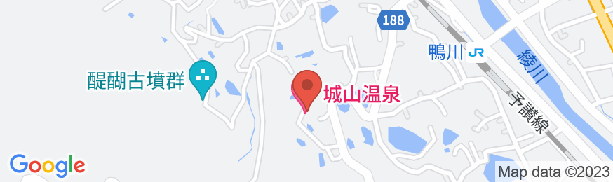 城山温泉 <香川県>の地図