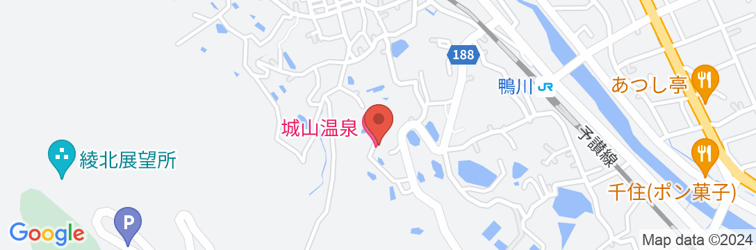 城山温泉 <香川県>の地図