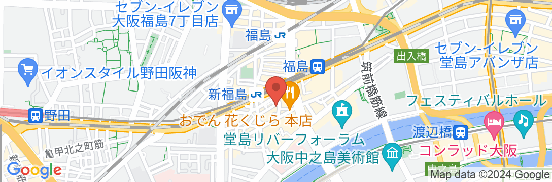 大阪ゲストハウス由苑の地図