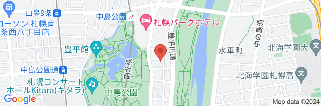 ホテルマイステイズ札幌中島公園別館の地図