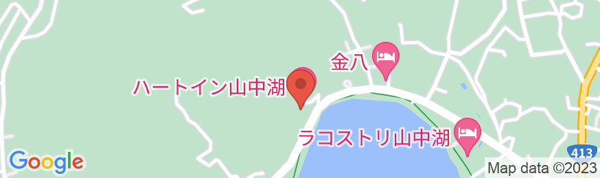 キッズペンション ハートイン山中湖の地図