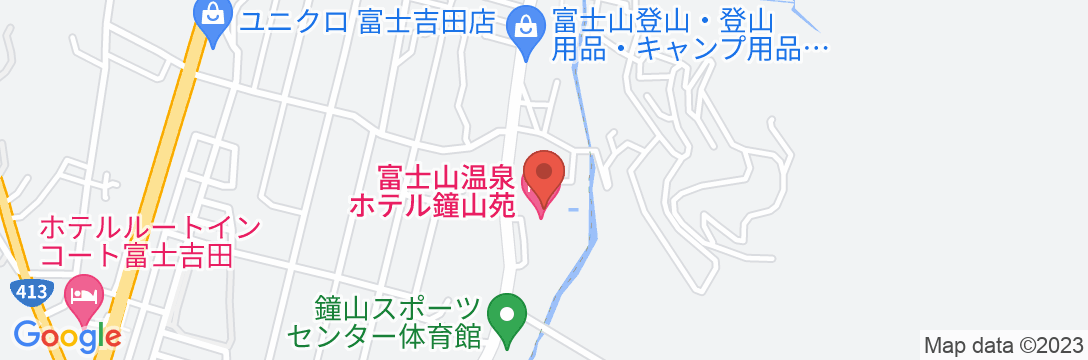 富士山温泉 別墅然然(べっしょ ささ)の地図